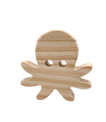 pulpo de madera montessori sin fondo