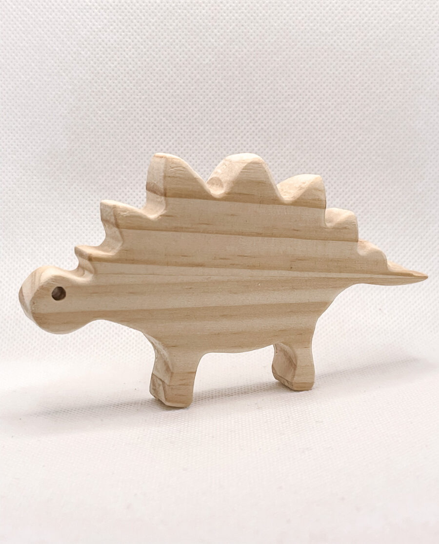 Dinosaurio de madera montessori