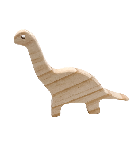 dinosaurio de madera montessori braquiosario