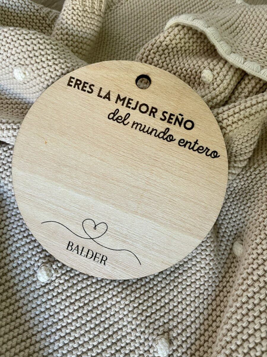 Circulo decorativo regalo personalizado señorita