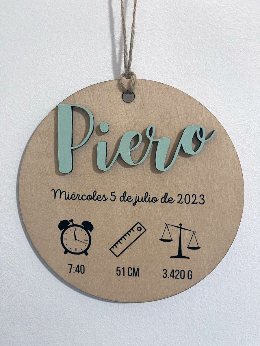 Placa nacimiento